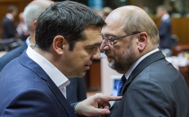 Τσίπρας σε Σούλτς: «Ζητώ την άμεση και πλήρη εμπλοκή του Ευρωπαϊκού Κοινοβουλίου»