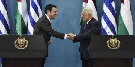 Δηλώσεις του Πρωθυπουργού, Αλέξη Τσίπρα, με τον Πρόεδρο τις Παλαιστίνης, κ. Μαχμούντ Αμπάς