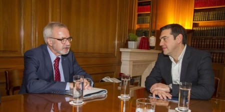 Συνάντηση του Πρωθυπουργού με τον Πρόεδρο της Ευρωπαϊκής Τράπεζας Επενδύσεων