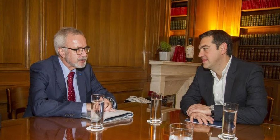 Συνάντηση του Πρωθυπουργού με τον Πρόεδρο της Ευρωπαϊκής Τράπεζας Επενδύσεων