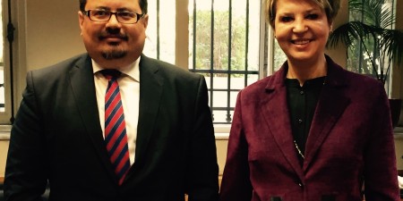 Συνάντηση της Όλγας Γεροβασίλη με τον Πρέσβη της Σλοβακίας