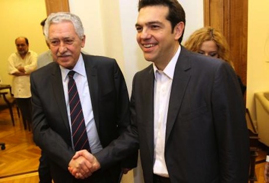 Τσίπρας – Κουβέλης: Ανάγκη συνεννόησης των προοδευτικών δυνάμεων σε Ελλάδα και Ευρώπη
