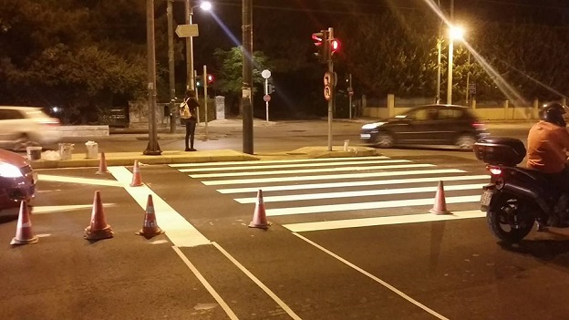 Διαγραμμίσεις και άλλες παρεμβάσεις της Περιφέρειας Αττικής σε κεντρικές οδικές αρτηρίες της Αθήνας