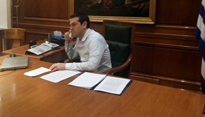 Τηλεφωνική επικοινωνία του Αλέξη Τσίπρα, με τον Τούρκο Πρωθυπουργό Μπιναλί Γιλντιρίμ