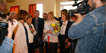 Η Γεννηματά δήλωσε τη στήριξή της στους άνδρες και τις γυναίκες της Ελληνικής Αστυνομίας