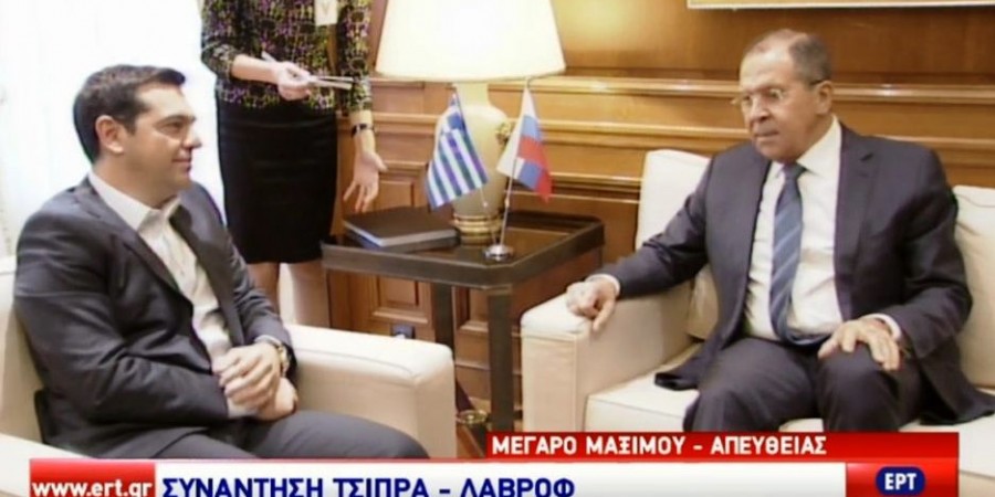 Συνάντηση του Πρωθυπουργού με τον Υπουργό Εξωτερικών της Ρωσικής Ομοσπονδίας