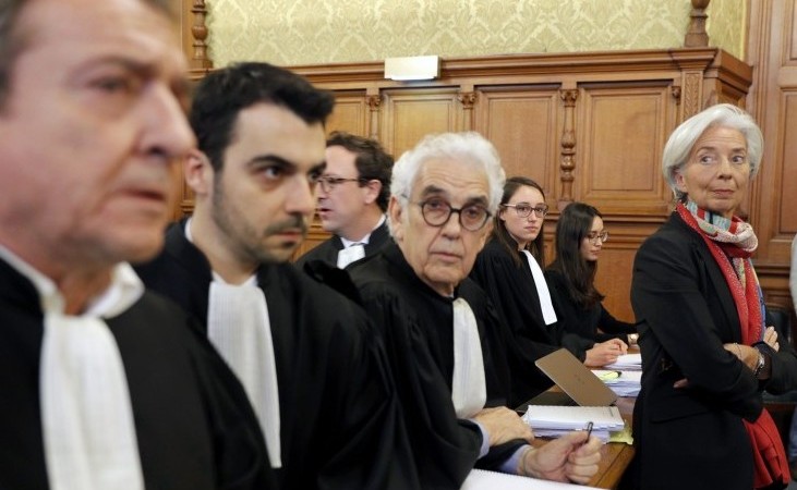 Η Λαγκάρντ καταδικάστηκε για αμέλεια στη δίκη Ταπί