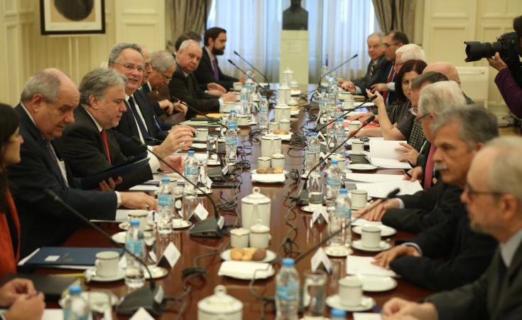 Η λύση του Κυπριακού στηρίζεται με ομοψυχία από την Ελλάδα, δήλωσε ο Ν. Κοτζιάς μετά το ΕΣΕΠ