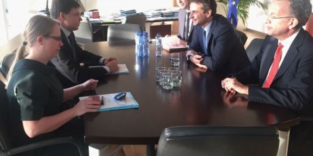 Συναντήσεις του Προέδρου της Νέας Δημοκρατίας Κυριάκου Μητσοτάκη στο περιθώριο της Συνόδου Κορυφής του Ε.Λ.Κ.