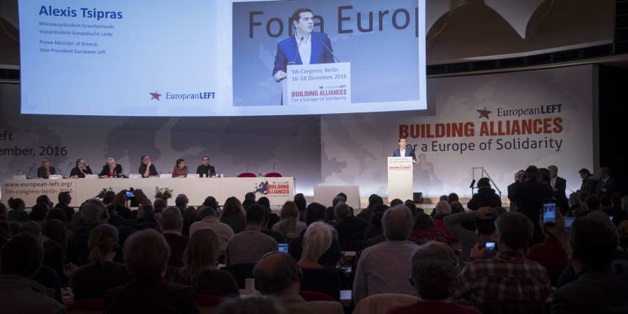 Ομιλία του Πρωθυπουργού, Προέδρου του ΣΥΡΙΖΑ και Αντιπροέδρου του ΚΕΑ Αλέξη Τσίπρα στο 5ο Συνέδριο του Κόμματος της Ευρωπαϊκής Αριστεράς