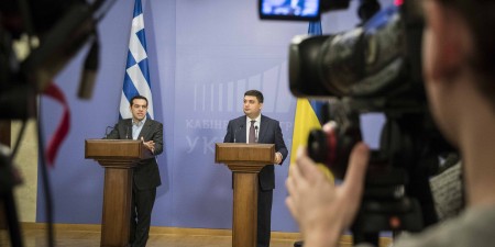 Ο Τσίπρας στην Ουκρανία μίλησε για «προοπτικές περαιτέρω ενίσχυσης των σχέσεών μας, κυρίως σε οικονομικό επίπεδο»