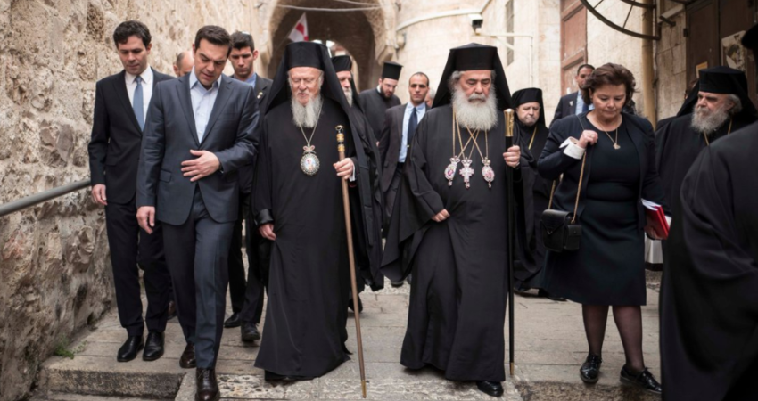 Χαιρετισμός του Πρωθυπουργού στην τελετή ολοκλήρωσης των εργασιών αναστήλωσης του Ιερού Κουβουκλίου του Πανάγιου Τάφου