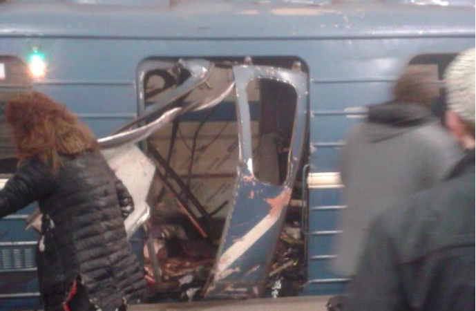 Τουλάχιστον 10 νεκροί από την έκρηξη στο μετρό της Αγίας Πετρούπολης