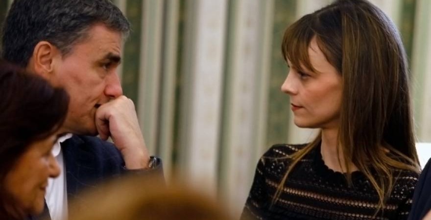 Συνάντηση Ε. Τσακαλώτου – Ε. Αχτσιόγλου με τους πρέσβεις των χωρών της Ευρωζώνης