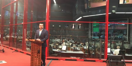 Εκτοξεύθηκε με επιτυχία ο δορυφόρος Hellas Sat 3 στην Ελληνική τροχιακή θέση, παρουσία του Υπουργού ΨΗΠΤΕ, Νίκου Παππά