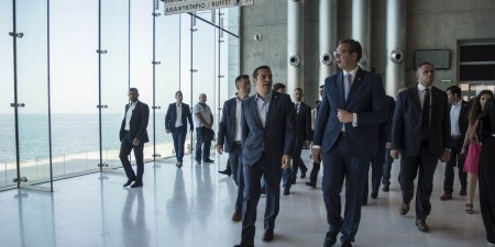 Κοινή συνέντευξη τύπου του Πρωθυπουργού, Αλέξη Τσίπρα  και του Προέδρου της Σερβίας, Αλεξάνταρ Βούτσιτς