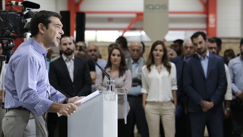 Ομιλία του Πρωθυπουργού, Αλέξη Τσίπρα, στους εργαζόμενους της βιομηχανίας «Παπαστράτος ΑΒΕΣ»