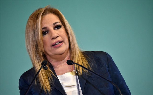 Ερωτήματα της Φ. Γεννηματά προς τον Πρωθυπουργό