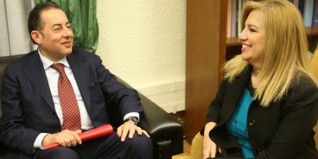 Συγχαρητήρια επιστολή Gianni Pitella προς την Φώφη Γεννηματά