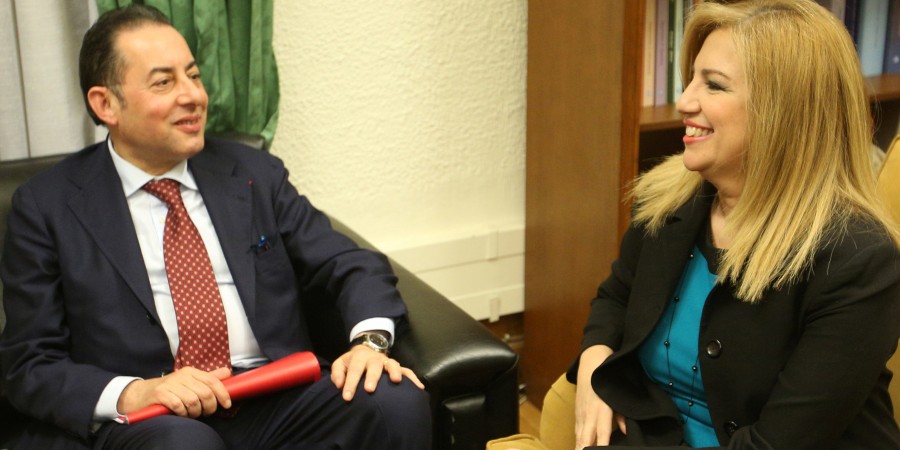 Συγχαρητήρια επιστολή Gianni Pitella προς την Φώφη Γεννηματά