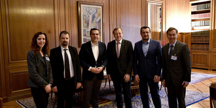 Συνάντηση του Πρωθυπουργού με τον Γενικό Διευθυντή του Ευρωπαϊκού Οργανισμού Διαστήματος (ESA)