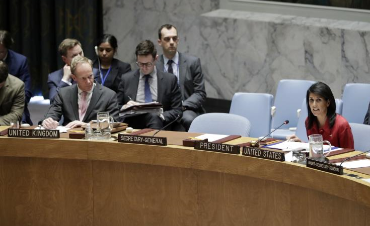 Οι ΗΠΑ αξιώνουν οι άλλες χώρες μέλη του ΟΗΕ να επωμιστούν μεγαλύτερο μέρος των δαπανών για ειρηνευτικές αποστολές
