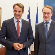 Συνάντηση του Προέδρου της Ν.Δ. Κ. Μητσοτάκη με τον Πρόεδρο της Deutsche Bundesbank, Dr Jens Weidmann