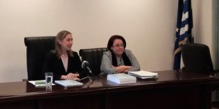 Επίσκεψη της Υπουργού Διοικητικής Ανασυγκρότησης Μαριλίζας Ξενογιαννακοπούλου στα γραφεία του Γενικού Επιθεωρητή Δημόσιας Διοίκησης