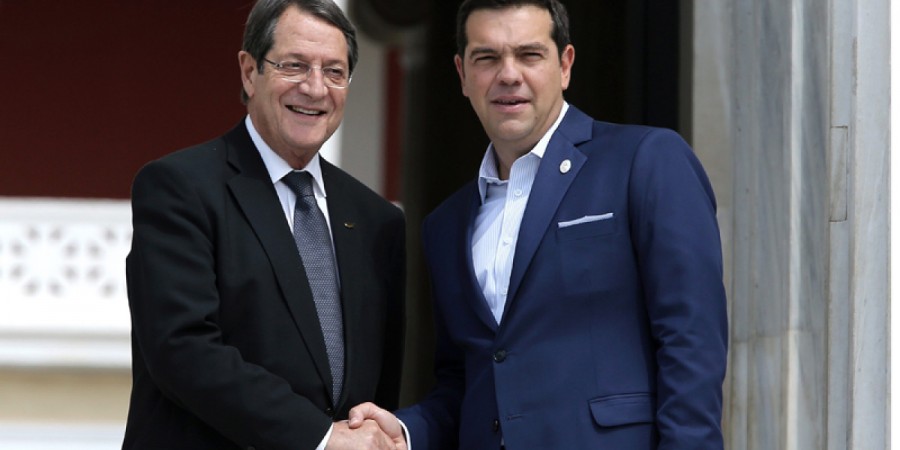 Συνάντηση του Πρωθυπουργού, Αλέξη Τσίπρα, με τον Πρόεδρο της Κυπριακής Δημοκρατίας, Νίκο Αναστασιάδη