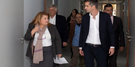 Επίσκεψη στο Άσυλο Ανιάτων από τον κ. Μπακογιάννη