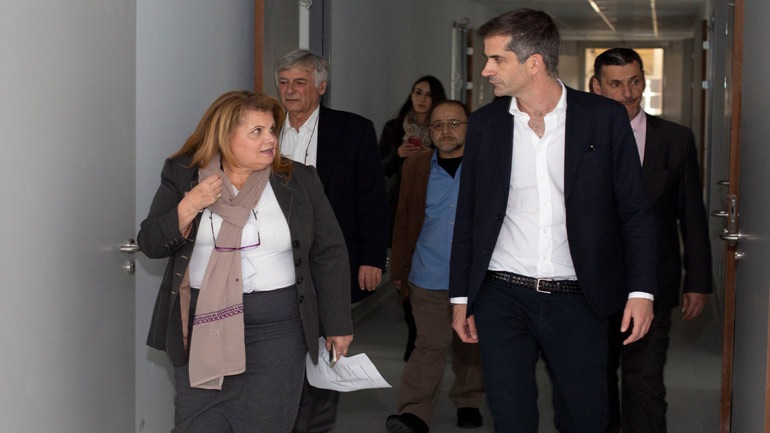 Επίσκεψη στο Άσυλο Ανιάτων από τον κ. Μπακογιάννη