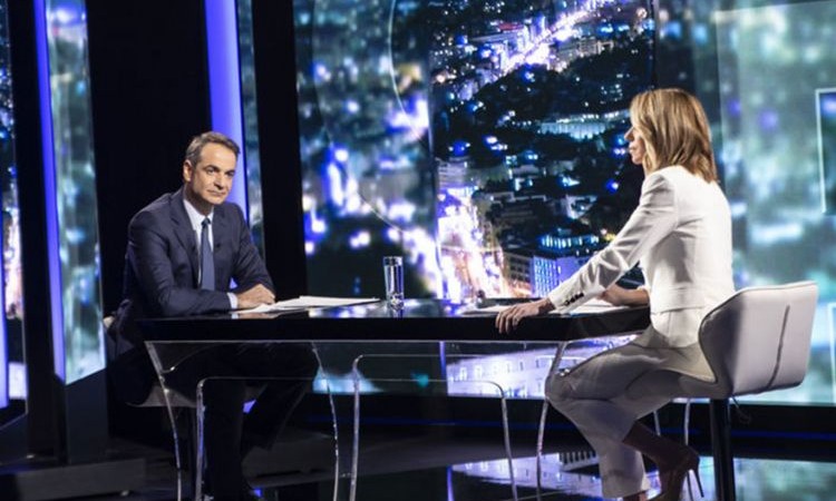 Συνέντευξη του Προέδρου της Ν.Δ. κ Κυριάκου Μητσοτάκη στον τηλεοπτικό σταθμό Open και τη δημοσιογράφο κ. Έλλη Στάη