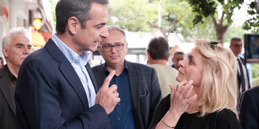 Επίσκεψη του Προέδρου της Ν.Δ. κ. Κ. Μητσοτάκη στην Καλλιθέα