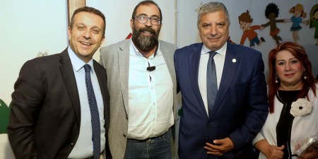 Εγκαίνια βρεφικού σταθμού απο Πατούλη και Ιερώνυμο