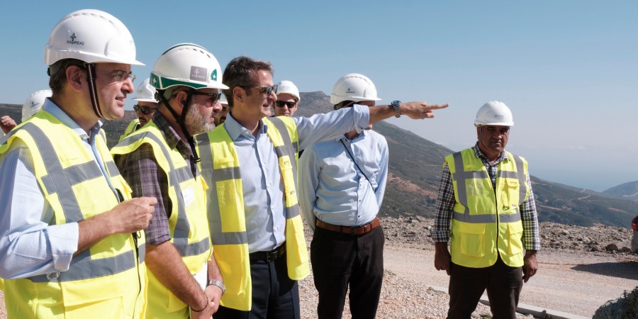 Ο Κ. Μητσοτάκης, η πράσινη ανάπτυξη και τα Αιολικά πάρκα στη Νότια Εύβοια