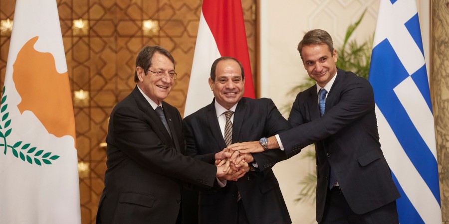 Έδωσαν τα χέρια ξανά στην 7η Τριμερή Σύνοδο Αιγύπτου – Ελλάδας – Κύπρου