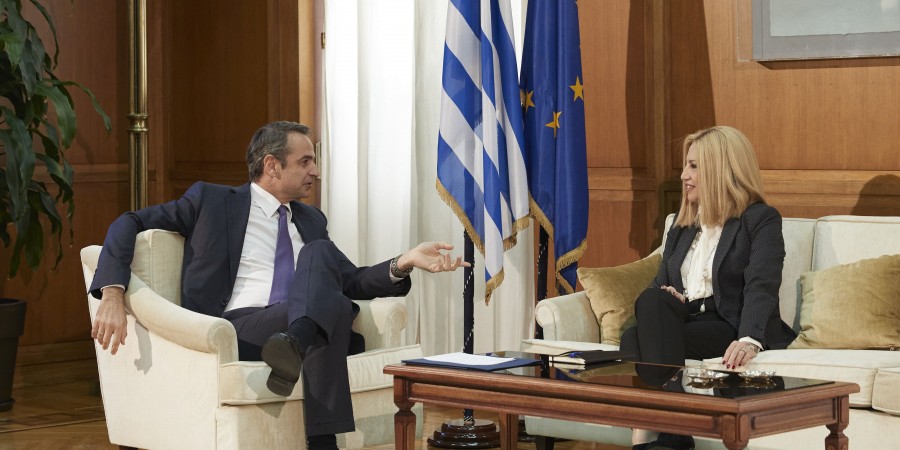 Τα εθνικά θέματα στο επίκεντρο των συναντήσεων Μητσοτάκη με τους πολιτικούς αρχηγούς