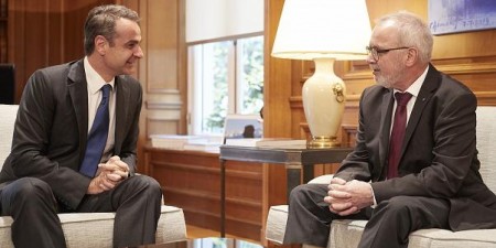 Ανάπτυξη, δημιουργία θέσεων εργασίας και Κλιματική αλλαγή στην ατζέντα του Πρωθυπουργού με τον Πρόεδρο της Ευρωπαϊκής Τράπεζας Επενδύσεων