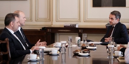 Συνάντηση του Πρωθυπουργού με τον Διευθύνοντα Σύμβουλο του Ομίλου Vodafone