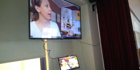 Διαδυκτιακή αφήγηση παραμυθιού από τις Εκδόσεις ΔΙΟΠΤΡΑ στον Σύνδεσμο Προστασίας για Παιδιά και ΑμΕΑ