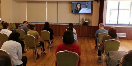 Η Κατερίνα Παπουτσάκη διάβασε παραμύθι στον Σύνδεσμο Προστασίας Παιδιών και ΑμΕΑ