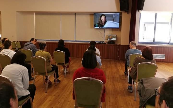 Η Κατερίνα Παπουτσάκη διάβασε παραμύθι στον Σύνδεσμο Προστασίας Παιδιών και ΑμΕΑ