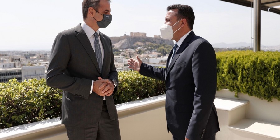 Συνάντηση Μητσοτάκη – Zaev για την ανάπτυξη οικονομικής συνεργασίας μεταξύ των δυο χωρών