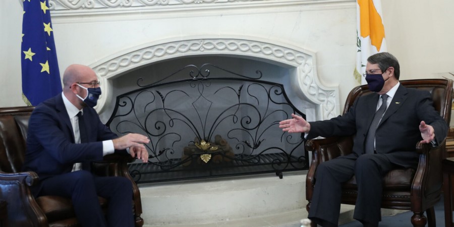 Σαρλ Μισέλ: Είμαστε εδώ με σαφές και αποφασιστικό μήνυμα αλληλεγγύης προς την Κύπρο