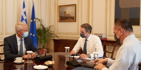 Συνάντηση του Πρωθυπουργού με ανώτατα στελέχη της Fraport και της Fraport Greece για την εξεύρεση αμοιβαία επωφελούς λύσης