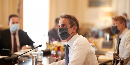 Σύσκεψη του Πρωθυπουργού Κυριάκου Μητσοτάκη με την Τοπική Αυτοδιοίκηση της Θεσσαλονίκης για τα επιδημιολογικά δεδομένα