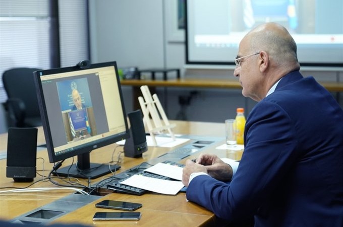 Νίκος Δένδιας: «Η ΕΕ θα πρέπει να προετοιμάσει και να υιοθετήσει άμεσα τα κατάλληλα μέτρα που θα αναγκάσουν την Τουρκία να σεβαστεί το διεθνές δίκαιο»