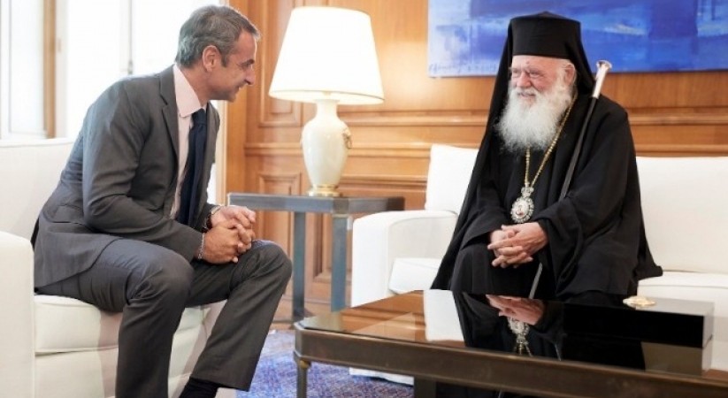 Συνάντηση του Πρωθυπουργού Κυριάκου Μητσοτάκη με τον Αρχιεπίσκοπο Αθηνών και πάσης Ελλάδος κ. Ιερώνυμο