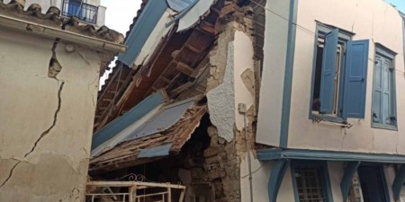 Καταγραφή των ζημιών από τον καταστροφικό σεισμό στη Σάμο