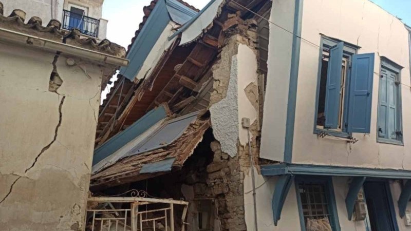 Καταγραφή των ζημιών από τον καταστροφικό σεισμό στη Σάμο